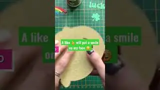 Step by step Candy dome Card for St. Patrick's Day : 5 min craft 🍀🍭 #stpatricksday #5minutecrafts