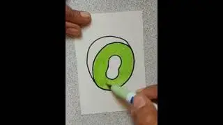 How To Draw A Kiwi Fruit #shorts #drawing #kiwifruit