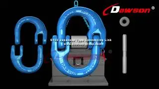 HOW TO USE DAWSON G100 JAPANESE TYPE CONNECTING LINK, G100 CHAIN CONNECTOR FOR CHAIN SLINGS