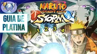 Naruto Storm Todos os jogos! Guia de platina