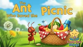 The Ant Who Saved the Picnic 🐜🧺 | Moral Kids Story About Courage