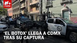 Llega ‘El Botox’ a la FEMDO en CDMX Tras su Captura en Michoacán