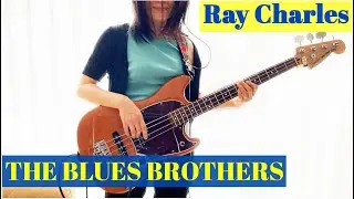 Shake a Tail Feather- Ray Charles The Blues Brothers Bass Cover [Donald Duck  Dunn] ムスタングベース