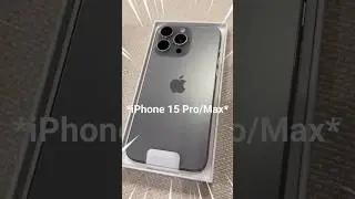 iPhone 15 Pro Max *Problem*