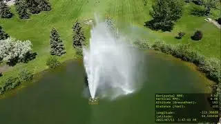 Drone over Rundle Park, Edmonton, Alberta, Canada (DJI Mavic Mini)