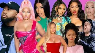 ‼️Akademiks BLAMES Nicki Minaj for Cardi B & Bia Beef! Megan thee stallion producer cancels Eminem