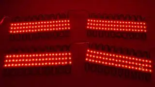 BEAMNOVA LED Storefront Window Lights Outdoor RGB LED Modules 12v Adhesive Waterproof Strip Light