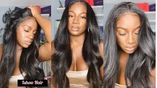 2 MONTHS LATER ! Ishow Beauty Hair 26 inch Body wave Lace frontal Wig