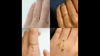 Beautiful name rings design|| Custom initial ring ||latest name ring design||ring design new 2020