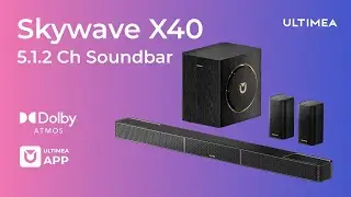 🔊Skywave X40 Soundbar |5.1.2 Channle Wireless Dolby Atmos Surround Sound System  🎶