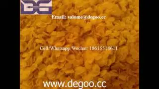 Kellogg Inflated Corn Flakes Making Machine/Breakfast Cereal Extrusion Processing Line