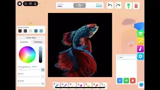 ROBLOX | SPEED DRAW | REALISTIC FISH  DRAWING in 10 minutes | Timelapse | Lexi Draw
