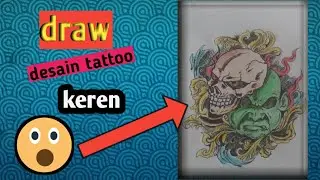 menggambar desain tattoo#tutorial menggambar#karyadi wardino channel#