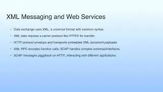 XML Messaging and Web Services | Cloud Computing XML Basics II