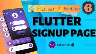 Flutter Registration / Sign-up Page Design (Part-4) | Flutter App Development in Bangla