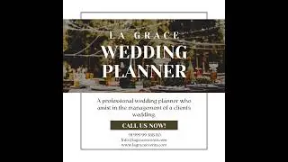 la grace wedding planner, #bridetobe  customise your wedding with us #events #weddingplanner