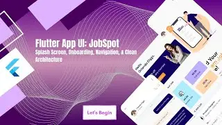 Flutter Job Spot UI: Splash & Onboarding | Clean Architecture | Bloc/Cubit - Audio Subtitles