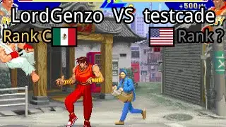Street Fighter Alpha - Warriors' Dreams: LordGenzo (MX, Rank C)  vs testcade (US, Rank ?)