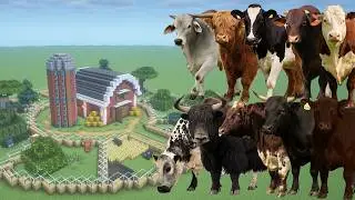 How To Make Every Cow Breed Farm in Minecraft PE