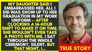 MY DAUGHTER SAID I EMBARRASSED HER BECAUSE I SHOWED UP AT HER GRADUATION. SO I...