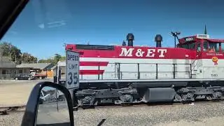 M&ET #1500 crossing Yosemite Blvd. 