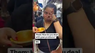Pani Puri is best medicine #food #funny #delhistreetfood