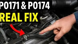 How to Fix Engine Code P0174 & P0171 Code Chevy,  Ford, Toyota, and Honda