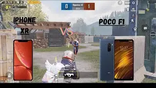 Iphone XR vs Poco f1 PUBGM Test | Gameplay -Which is  better?