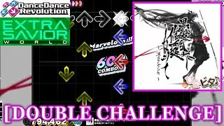【DDR A】 黒髪乱れし修羅となりて～凛 edition～ / 日向美ビタースイーツ♪ [DOUBLE CHALLENGE] 譜面確認+Clap