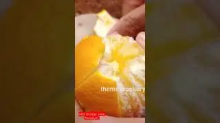 Mini Orange Juice Miniature Orange Juice Mini Cooking Recipe TheMiniCookery #shorts