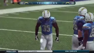 O Lineman fumble recovery 25yd TD run Madden NFL 16