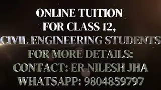 ONLINE TUITION FOR CLASS 12 || Balanced section, Under-Reinforced section, Over-Reinforced section