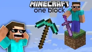 Minecraft PE |one block| series 🔥