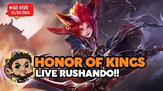 🟠LIVE | HONOR OF KINGS | RUSHANDO COM ARAGAMES!