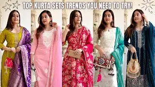 Kurta SETS That Will DOMINATE Party Wear | Libas Party Wear/Festive Ethnic Kurta Haul | Mahima Giri