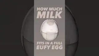 A completely full #Eufy egg fits #pumping #breastfeeding #breastmilk #pumpingtips #pump #oversupply