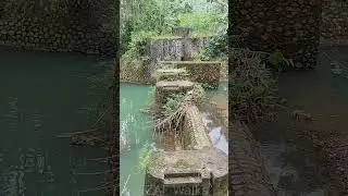 A relic from the past: this strong river dam has stood since the Dutch ruled this land. 🌊🕰️