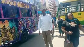 WALKING IN NAIROBI MOST POPULOUS STREET-RISKY!||TOM MBOYA STREET