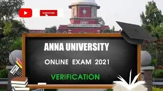 Anna University online exam verified or verification problem explained clearly 👍