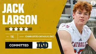 4-Star Tight End Jack Larson COMMITS to Notre Dame | CBS Sports HQ