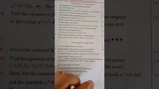 Maths-2B Chapter wise 7 Mark's Important questions for IPE GET 75/75
