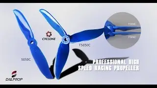 DAL Cyclone T5050C Tri Blade Test Flying