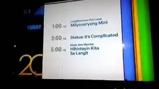 Cinema One Bumpers Today