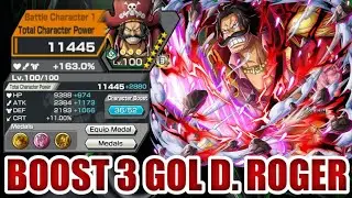 BOOST 3 GOL D. ROGER GAMEPLAY | ONE PIECE BOUNTY RUSH | OPBR