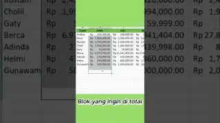 Hack Sum di excel #excel #exceltricks #word #office #indonesia #powerpoint #motivationalvideo