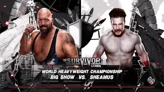 Sheamus vs. Big Show WWE Survivor Seriesl 2012 (2k15)