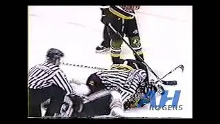 OHL Oct. 14, 1999 Raffi Torres,BRM v B.J. Ketcheson,MIS Brampton Battalion Mississauga IceDogs