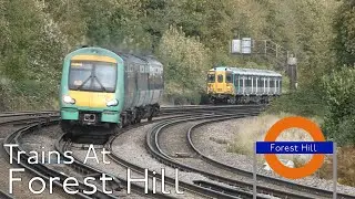 Trains At Forest Hill: Overground, Southern, Thameslink