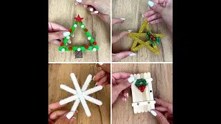 4 Idee per realizzare addobbi per l&rsquo;albero di Natale con gli abbassalingua 😍