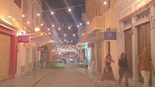Valeria em Sao JOAO Del Rei vendo as luzes de Natal
